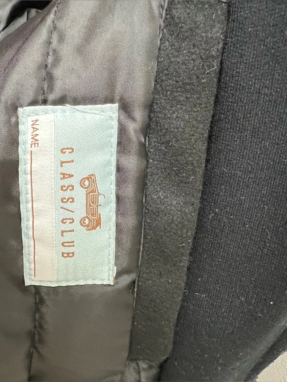Class Club Boys Black Hooded Pea Coat